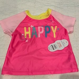 Wonder Nation toddler rashguard NWT